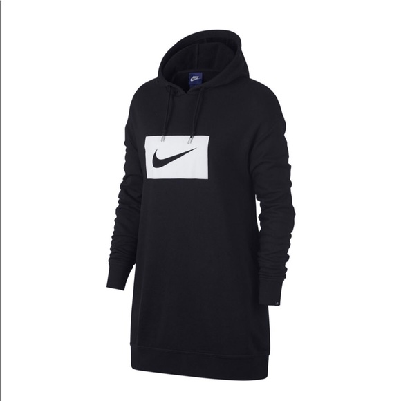 Nike NEW Hoodie Long-sleeve Sweatshirt Dress